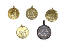 578 - LOTE DE MEDALLAS FRANCESAS DEL S.XIX