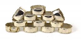 786 - DOCE SERVILLETEROS DE PLATA