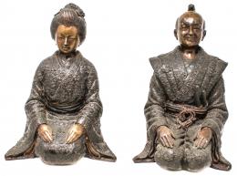 419 - PAREJA DE FIGURAS ORIENTALES