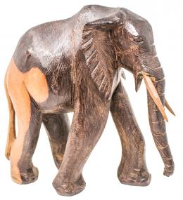 457 - "ELEFANTE" FIGURA EN EBANO TALLADA