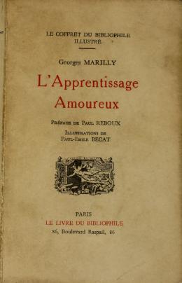 256 - "L´APPRENTISSAGE AMOUREUX"