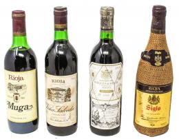 1059 - CUATRO BOTELLAS DE VINO DE LA RIOJA