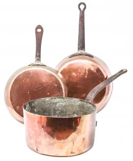 950 - LOTE DE PAELLAS Y CAZO
