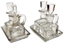 23 - CONJUNTO DE VINAGRERAS EN CRISTAL