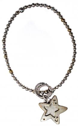 223  -  PULSERA DE PLATA CON COLGANTE ESTRELLA