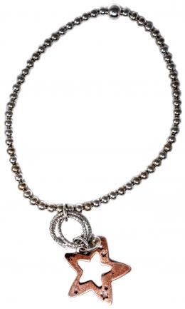 224  -  PULSERA DE PLATA CON COLGANTE ESTRELLA
