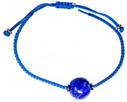 1441 - PULSERA DE MACRAMÉ CON CUENTA DE LAPISLÁZULI
