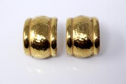 150 - PENDIENTES EN PLATA SOBREDORADA
