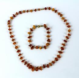 112 - COLLAR Y PULSERA CON ÁMBAR
