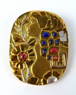 88 - BROCHE COLGANTE DE DISEÑO