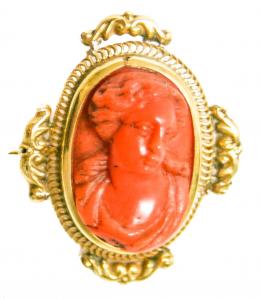 99 - CAMAFEO DE CORAL DEL S.XIX