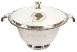 512 - SOPERA EN METAL PLATEADO