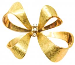 124 - BROCHE LAZO DE LOS AÑOS 40