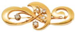 126 - BROCHE MODERNISTA DE FINALES DEL S.XIX