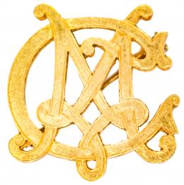 86 - BROCHE "MC" DEL S.XIX