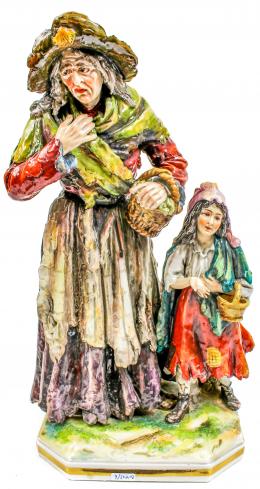 793 - GRUPO EN PORCELANA ITALIANA