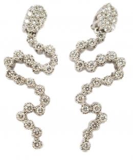199 - PENDIENTES SERPIENTE CON BRILLANTES