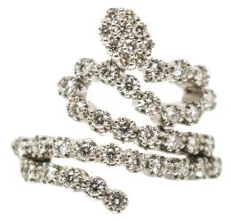 108 - ANILLO SERPIENTE CON BRILLANTES