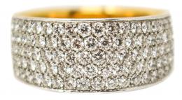92 - ANILLO CON PAVÉ DE BRILLANTES