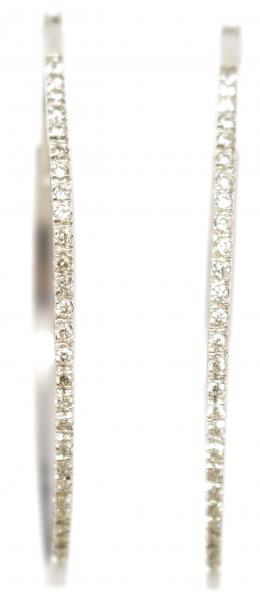 174 - PENDIENTES AROS CON BRILLANTES
