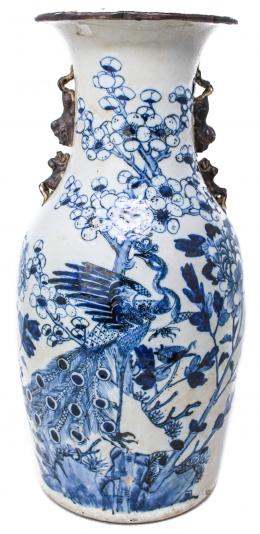 642 - JARRON ORIENTAL PORCELANA FLES. S.XIX