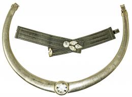 168 - PULSERA Y GARGANTILLA DE LOS AÑO 80-90