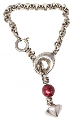 294 - PULSERA DE PLATA CON ESMALTE