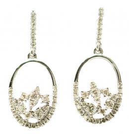 271 - PENDIENTES LARGOS CON MEDALLÓN