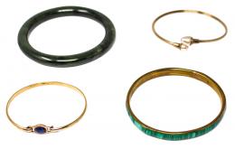 216 - CUATRO PULSERAS ESCLAVAS