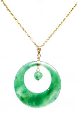 118 - CADENA CON COLGANTE DE JADEITA