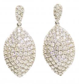 138 - PENDIENTES LARGOS CON BRILLANTES