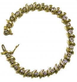 161 - PULSERA CON BRILLANTES