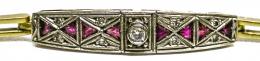 164 - PULSERA CON BRILLANTES DE PPS. DEL S.XX