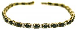 180 - PULSERA RIVIERE CON ÓNIX Y BRILLANTES