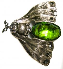 89 - BROCHE COLGANTE EN PLATA