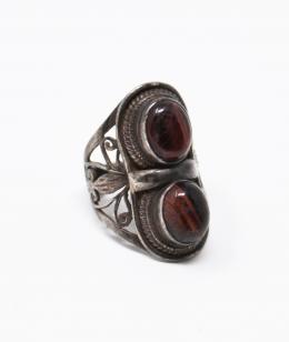 100 - ANILLO DE PLATA CON OJO DE TIGRE