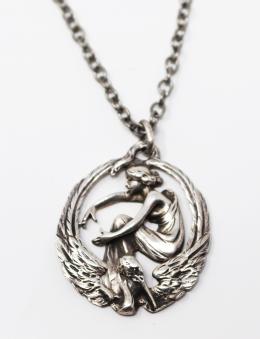 158 - COLGANTE CON CADENA ESTILO MODERNISTA