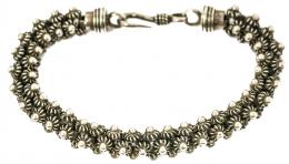 145 - PULSERA DE PLATA CON DECORACIÓN CHARRA