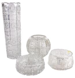 40 - LOTE DE CRISTAL TALLADO DE LA SEGUNDA MITAD DEL S.XX