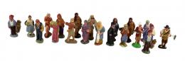 920 - GRAN LOTE DE FIGURAS DE PESEBRE  SEGUNDA MITAD S.XX
