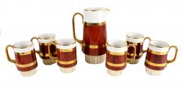 429 - CONJUNTO PARA CERVEZA DE MEDIADOS DEL S.XX