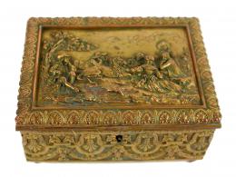 865 - CAJA FRANCESA EN BRONCE DE FINALES DEL S.XIX