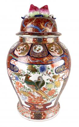 381 - GRAN TIBOR JAPONÉS EN PORCELANA DE LA SEGUNDA MITAD DEL S.XX