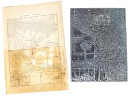 938 - PLANCHA Y MAPA DE CATALUNYA