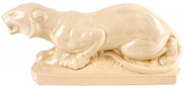 454 - FIGURA FRANCESA EN LOZA "LEONA"
