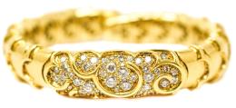 148 - PULSERA ESCLAVA CON BRILLANTES