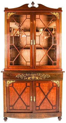 323 - MUEBLE LIBRERIA DE ESTILO ISABELINO