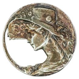 73 - BROCHE COLGANTE MODERNISTA DE PPS. DEL S.XX