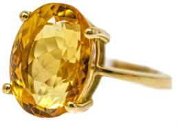 65 - ANILLO CON CITRINO