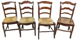 286 - CONJUNTO DE OCHO SILLAS ISABELINAS